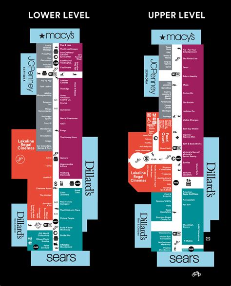 lakeline mall|lakeline mall map of stores.